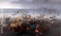 Vroom Battle between England and Spain 1588