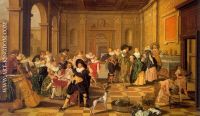 Dirck Hals Banquet Scene in a Renaissance Hall