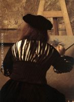 Johannes Vermeer The Art of Painting detail 4 