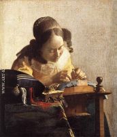 Johannes Vermeer The Lacemaker