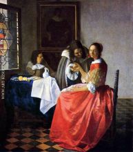 Johannes Vermeer The Girl with a Wine Glass