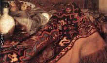 A Woman Asleep at Table detail 2