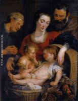 The Holy Family with St Elizabeth