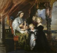 Deborah Kip Wife of Sir Balthasar Gerbier and Her Children