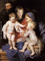 The Holy Family with Sts Elizabeth and John the Baptist