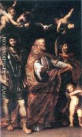 St George with St Maurus and Papianus