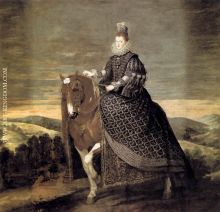 Queen Margarita on Horseback