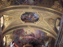 Fresco the Holy Trinity by Andrea Pozzo and his workshop Jesuitenkirche Vienna