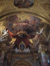 Fresco The Holy Trinity above the main altar by Andrea Pozzo and his workshop Jesuitenkirche Viena