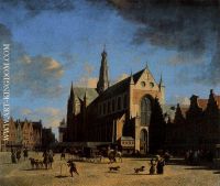 The Place du Groote Markt in Haarlem