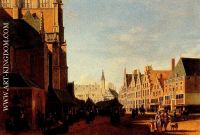 The market square in Haarlem