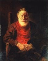 Rembrandt Portrait of an Old Man in Red