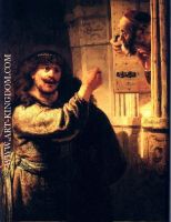 Rembrandt Samson Menacant Son Beau Pere berlin 1635