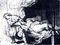 Rembrandt Joseph Et La Femme De Potiphar bnf 1634