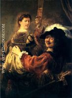 Autoportrait Avec Saskia Ou Le Prodigue dresde 1638