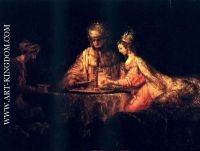 Rembrandt Le Festin D Esther moscou 1660