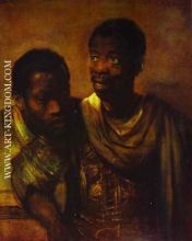 Rembrandt Two Negroes