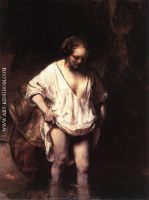 Rembrandt Hendrickje Bathing in a River