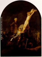 Rembrandt The raising of the cross c 1633 