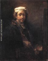 Rembrandt Portrait of the Artist at His Easel