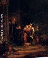 Rembrandt La Visitation detroit 1640