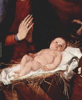The Adoration of the Shepherds detail