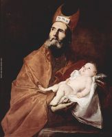 St Simeon with the Christ child