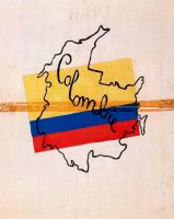 Mapa de Colombia Proyecto de decorado para Bolivar 
