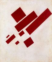 Suprematist Painting Eight Red Rectangle