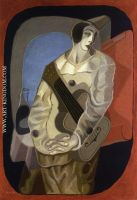 Pierrot with Guitar