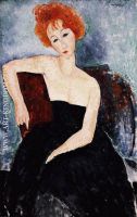 Young Redhead in an Evening Dress