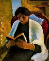 Reading woman