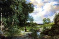 Young Girl in a Long Island Landscape