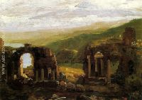 The Ruins of Taormina sketch 