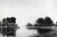 A River Landscape Near Poissy