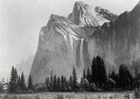 Waterfall and Valley Yosemite