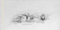Country Scene with Cottages from Cropsey Album 