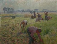 Flax harvesting