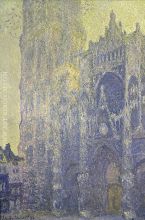 Rouen Cathedral 1893 harmonie blanche 