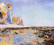 Beach and Cliffs at Pourville Morning Effect