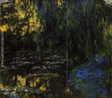 Weeping Willow and Water Lily Pond 3