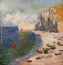 The Beach and the Falaise d Amont