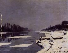 Ice Floes on the Seine at Bougival