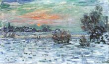 Winter on the Seine Lavacourt 1879 80