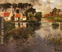 Cottages by a River