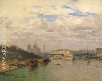 La Seine at Notre Dame