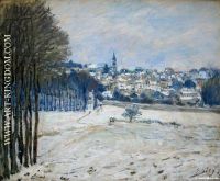 La neige Marly le Roi 1875