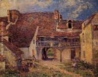 Courtyard of a Farm at Saint Mammes