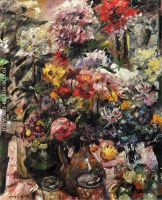 Still Life with Chrysanthemums and Amaryllis