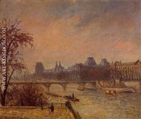 The Seine and the Louvre Paris